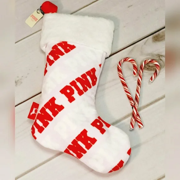VS PINK Christmas Stocking 🌟Limited Edition!🌟 - Picture 4 of 13